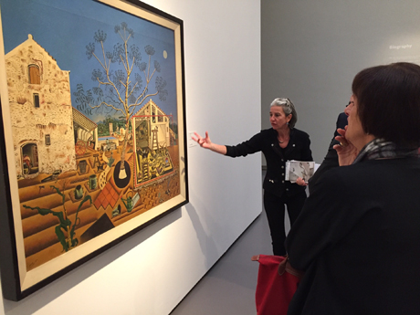 Joan Miro, Mur, frise, murale  Avec Mme Marion Bernauer,  Kunsthaus, Zurich