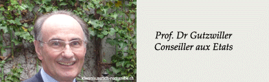 Prof. Dr Gutzwiller Conseiller aux Etats
